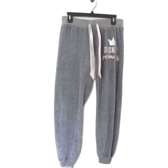 Disney Other - Disney Princess Women's Gray Fleece Joggers/Pajamas Y2K M EUC